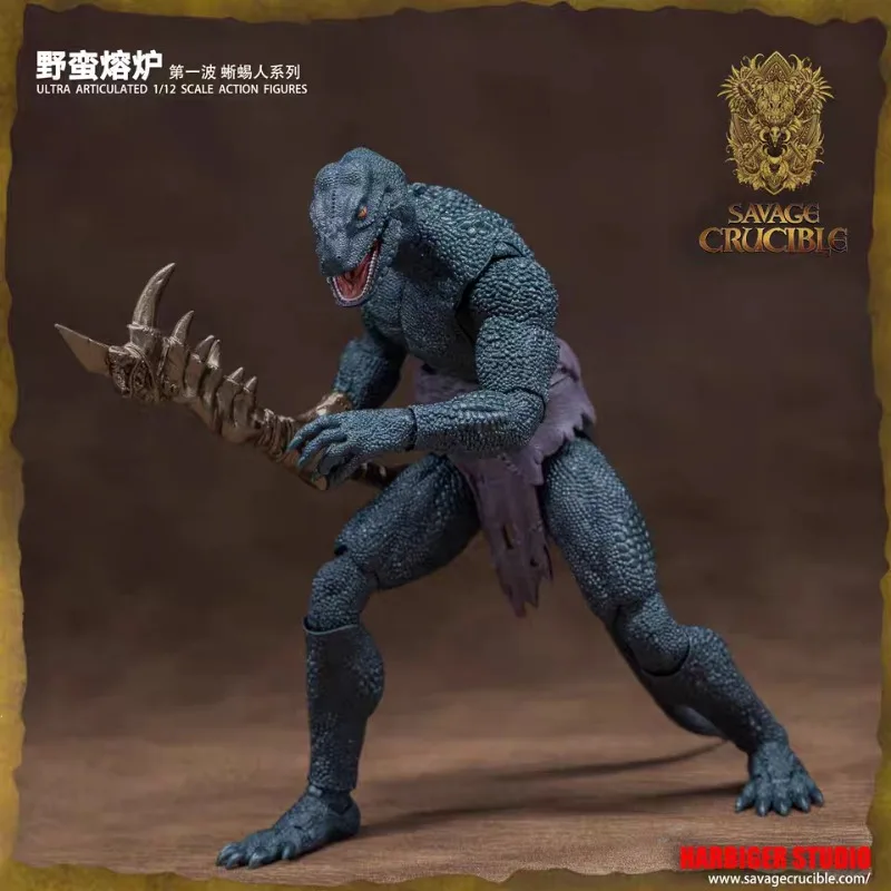 HS Studio Original Savage Furnace Predator Lizard Man Series Mobile 1/12 Handmade Star Toy Gift Collection in Stock