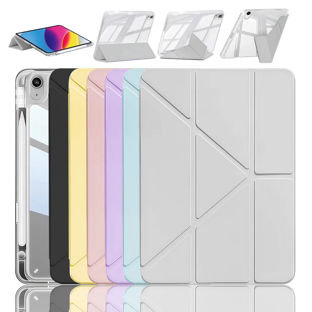 [Acrylic Foldable Lightweight] case for ipad 5th 6th 7th 8th 9th  10th 11th gen, Air 4/5/6/7 Pro 11 2018-2022 (1st/2nd/3rd/4th)