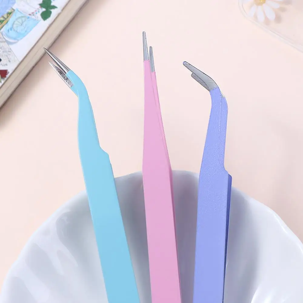 Tape Tape Sticker Tool Journal Accessorise Picking Tool Notebook Accessorise Nipper Nail Tweezers Tweezers Macaron Color