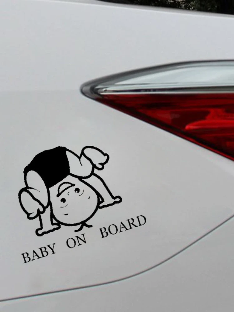 Jpct Cartoon Cute Car Decal For Cars, Strollers, Laptops, Window Waterproof Stickers, 15cm X 11.5cm 3