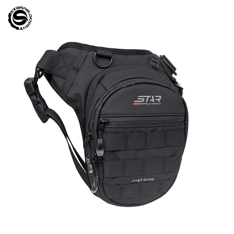 sfk-2025-新型バイクバッグ-ブラック-多機能-ドロップレッグバッグ-チェストパック-防水生地-アウトドアライディング装備パッケージ