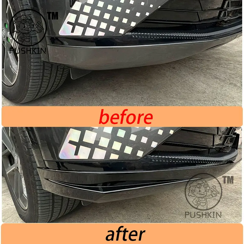 For Changan CS75PLUS 4th 2025 Front bumper anti-collision corner protector anti-scratch anti-scuff trim strip car Accessories
