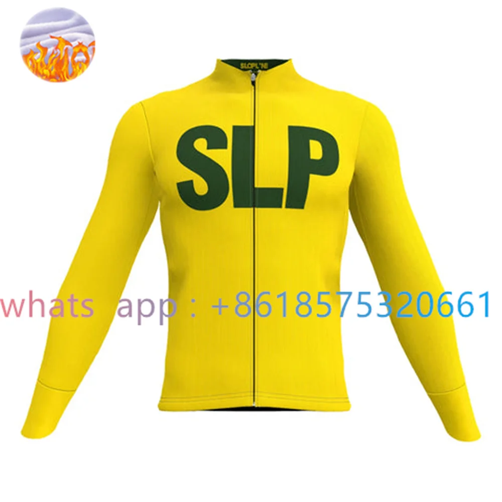 

2023 Autumn Winter Cycling Jersey Long Sleeves Bicycle Clothing MTB Maillot Ropa Ciclismo Mountain Bike Uniform racing Warm Coat