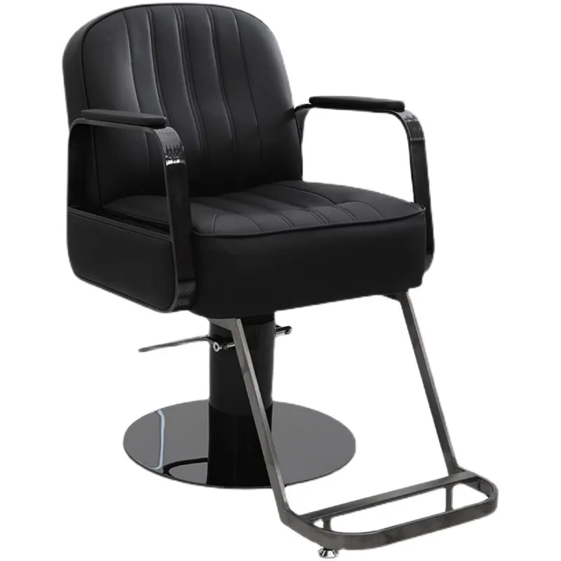 Designed Man Barber Chair Luxury Reclinable Home Equipment Barber Chair Leg Rest Makeup Cadeira De Barbeiro Commercial Furniture