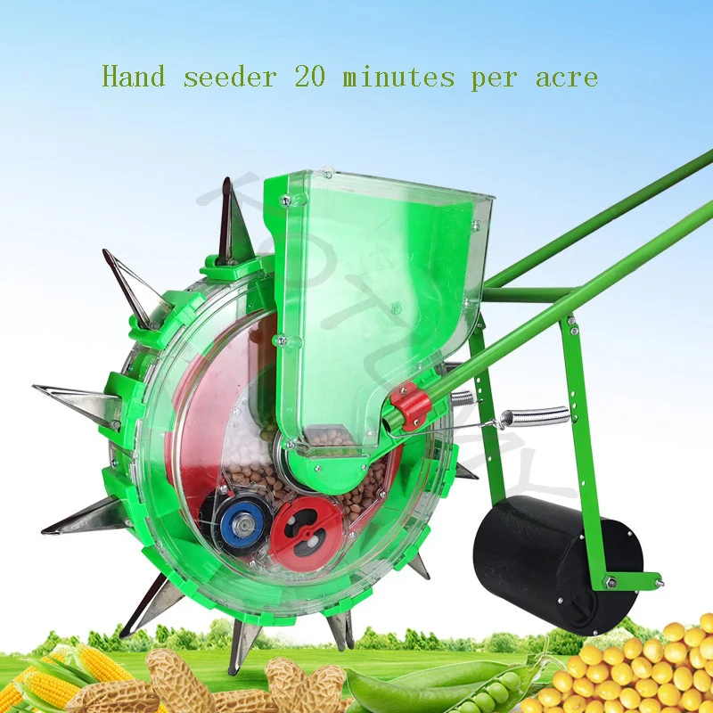 Multi-function Hand-push Seeder Drum Seeder Small Multifunction Hand Sowing Machine Corn Peanut Soybean Vegetable Sowing