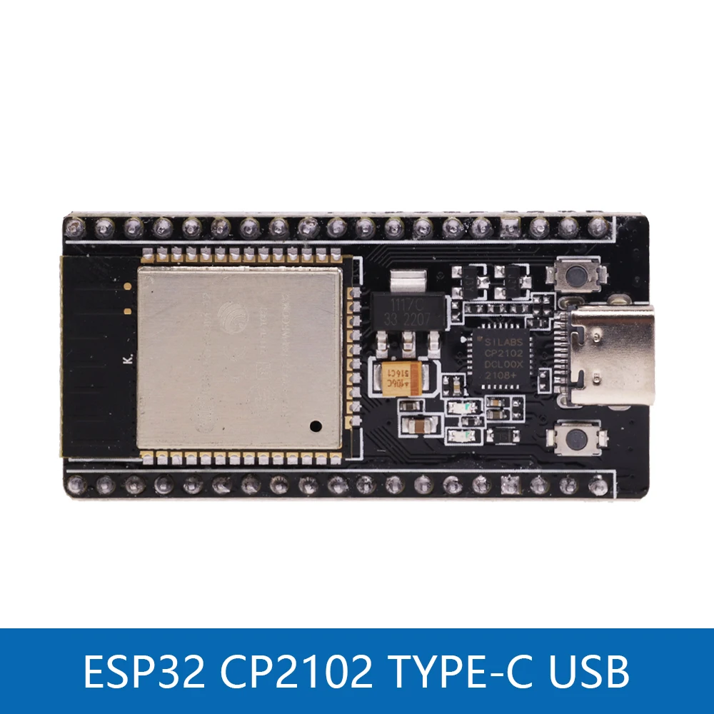 DollaTek ESP32 CP2102 Ontwikkelboard – Dual Core, WiFi + Bluetooth, TYPE-C, Ultra-laag Stroomverbruik Voor IoT-projecten