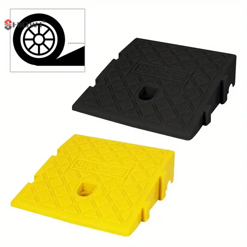 Car Wheel Driveway Ramps Portable Tires Curb Ramps Anti-Slip Threshold Ramp For Car Trailer Truck Bike Auto Accessories