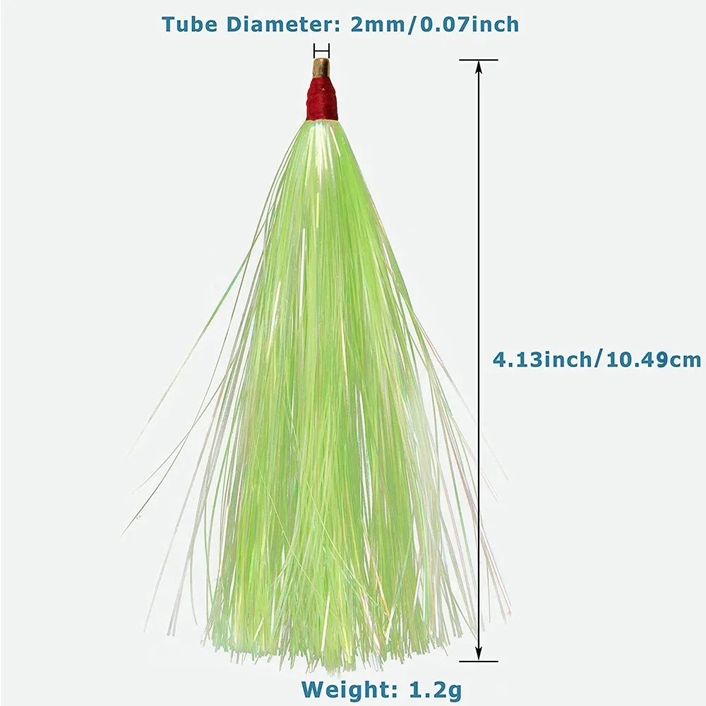 1–20 Stück Trolling Flash Fake Bait Deep Diving Copperhead Ribbon Fake Bait für Salzwasser-Süßwasserfischen Forelle Bass Pike – Detail 2
