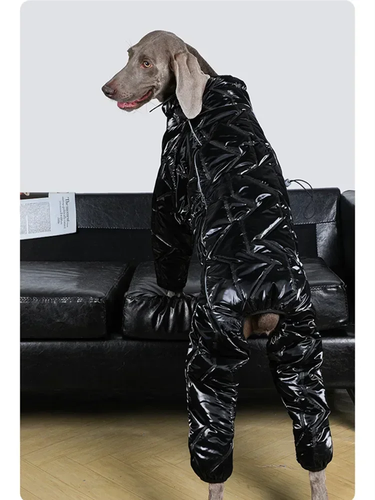 Vestiti per cani di grandi dimensioni Cappotto invernale imbottito spesso per animali Labrador Doberman Golden Retriever Vestiti Accessori per cani Ropa Para Perro