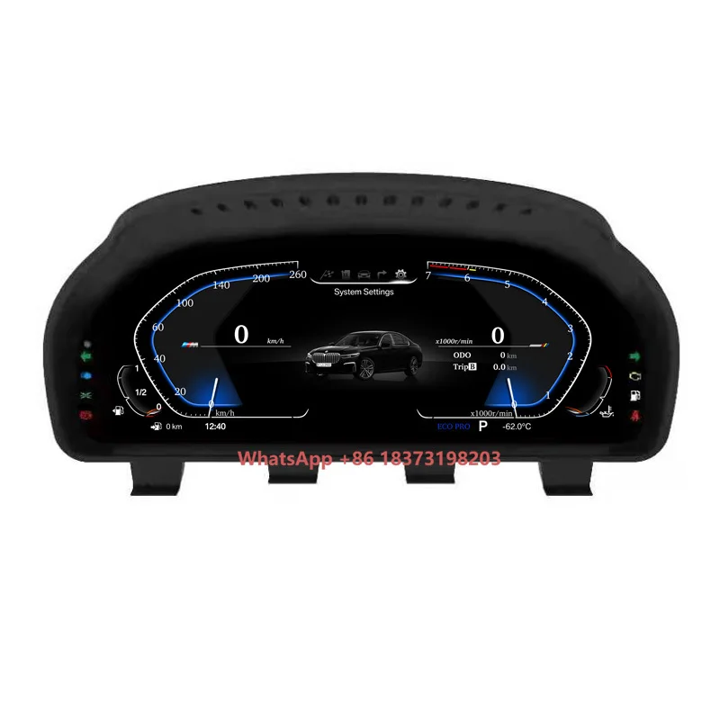 

KANOR 12.3 Inch Linux System LCD Speedometer Display Instrument Digital Cluster for BMW 3 4 SERIES F30 F31 F32 F33 F36