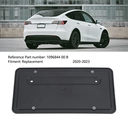 Car Rear License Plate Mounting Bracket Holder 1096844 00 B 1138982 00 A License Plate Frames for Tesla Model Y 2020 to 2023