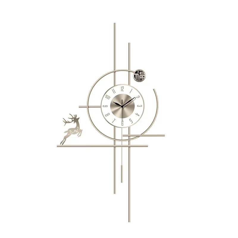 

Battery Operated Clock Wall Hanging Bedroom Interior Design Wall Clock Fashion Luxury Horloge Murale De Luxe Wall Decoration