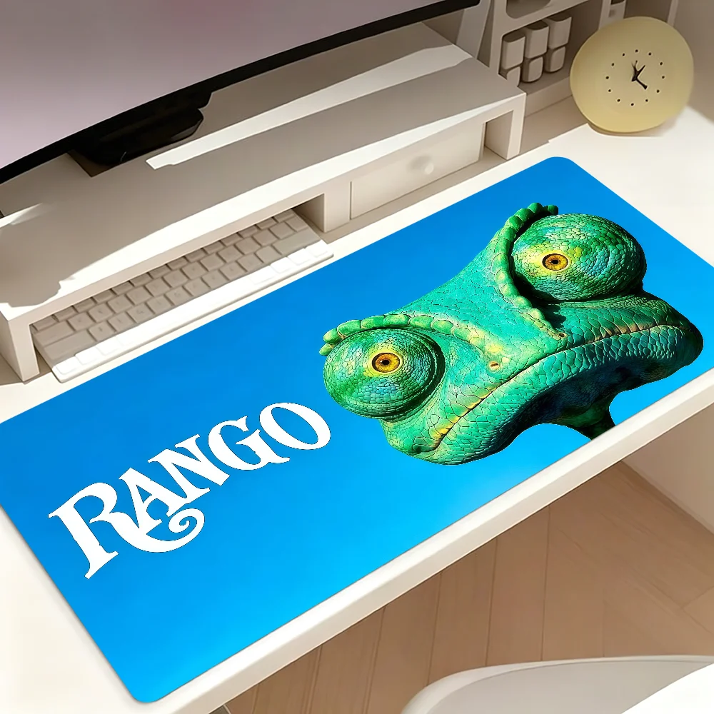 Cartoon R-Rango Mouse Pad Large Cute Non-slip Lockedge Desktop Computer Desk Mat Keyboard MousePad Office Gamer Student