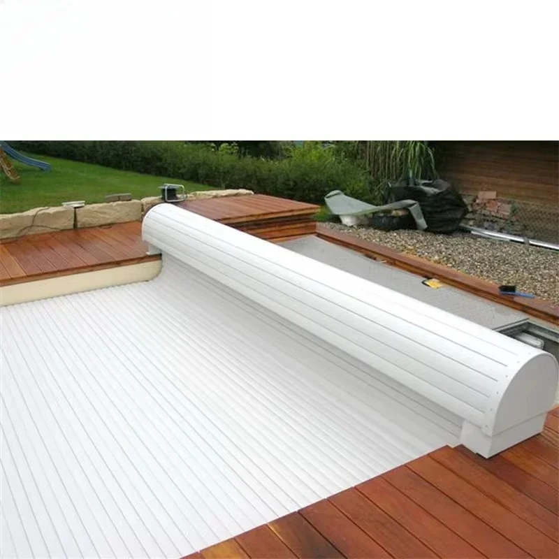 Automatic Electric Retractable Safety Swimming Pool Cover Above Ground Pools Pool Covers Reels