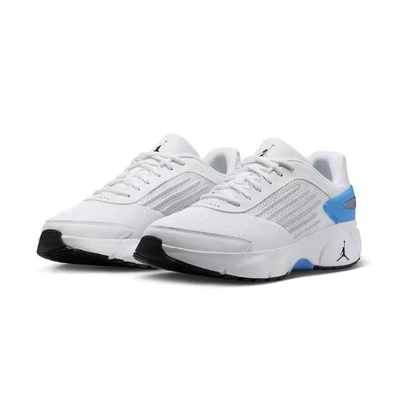 Auténticas zapatillas deportivas Nike Jordan TRUNNER FLOW para hombre y mujer, zapatillas de baloncesto transpirables, color blanco, modelo IQ2091-103.