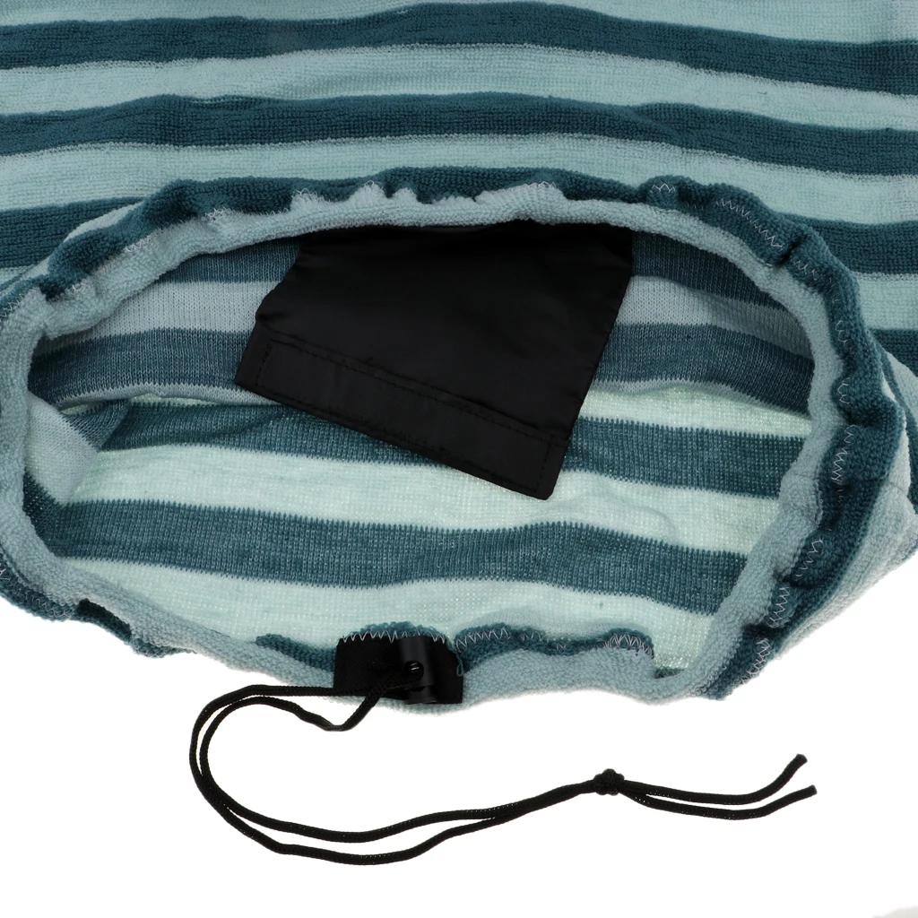 Green Stripe Surfboard Socks Cover Large Waterproof Bag for Windsurf Board Paddle Board Storage