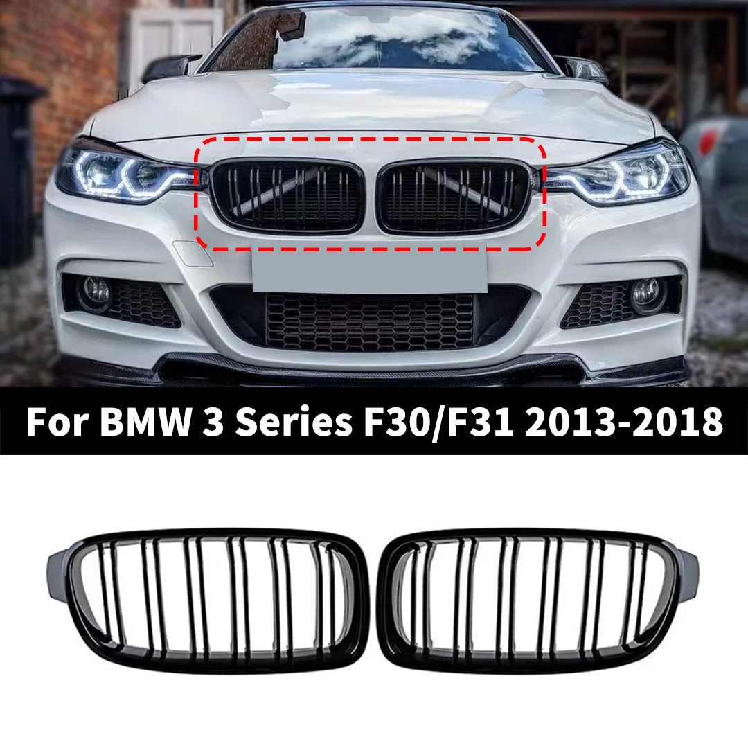Front Bumper Mesh Grill for BMW 3 Series F30/F31/F35 (2013-2018) – Grille Insert Trim