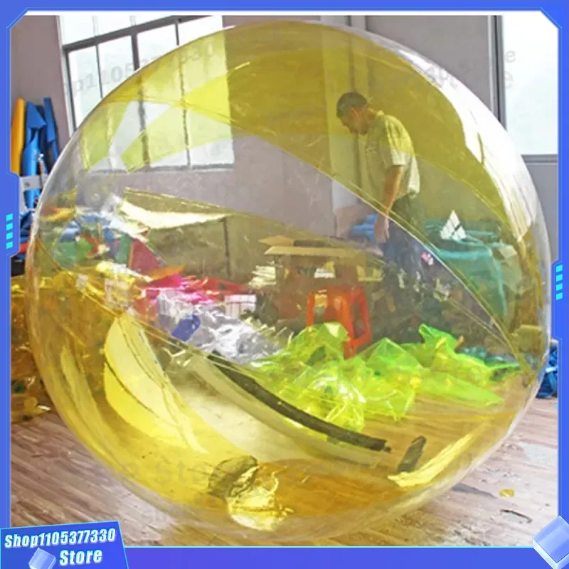Transparent Inflatable Water Walking Ball Colorful Bumper Zorb Sphere For Lake Pool Outdoor Fun Activity Human Hamster Roller