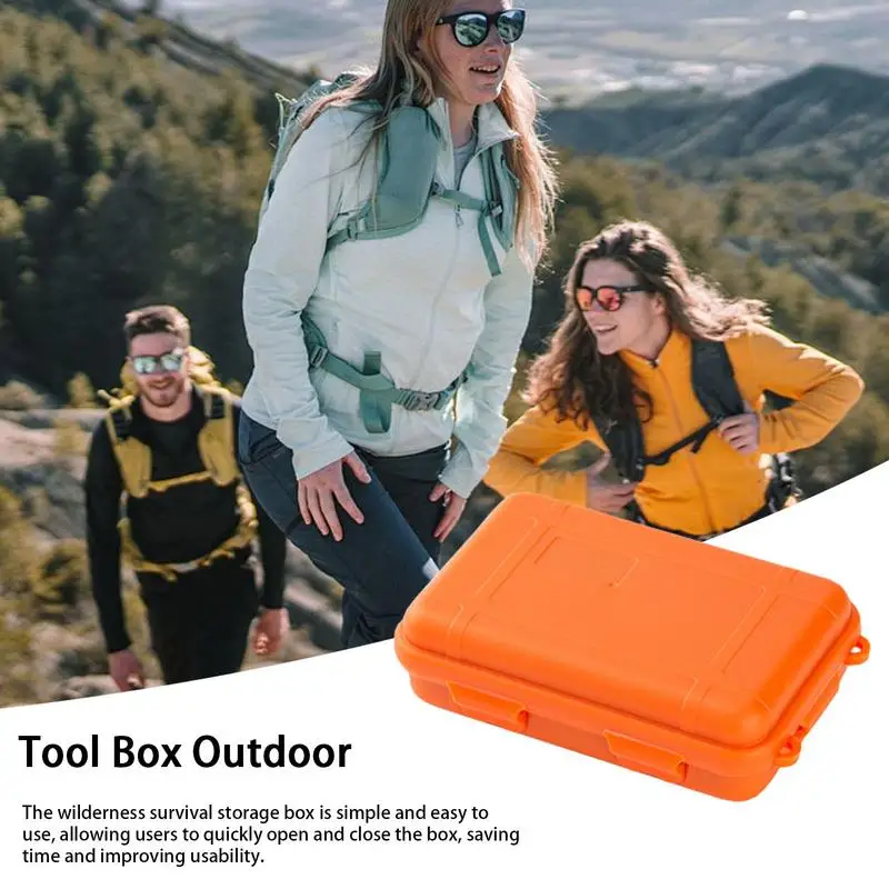 Camping Supplies Storage Box Waterproof Wilderness Survival Storage Box Large Shockproof Pressure-proof Sealed Container Home