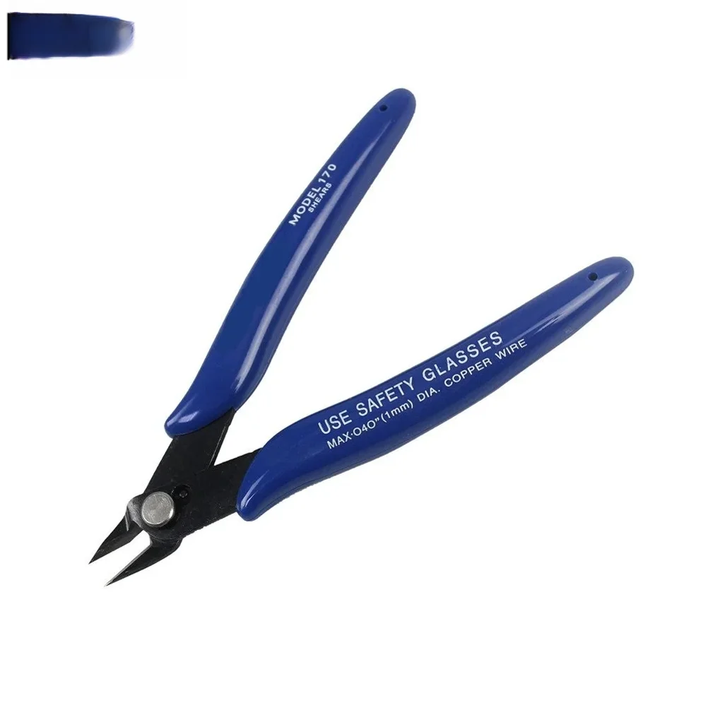 170 II Pliers Cutting Side Diagonal Pliers Electrical Nippers Snips Flush Lock Pliers Wire Cable Cutters Hand Tools