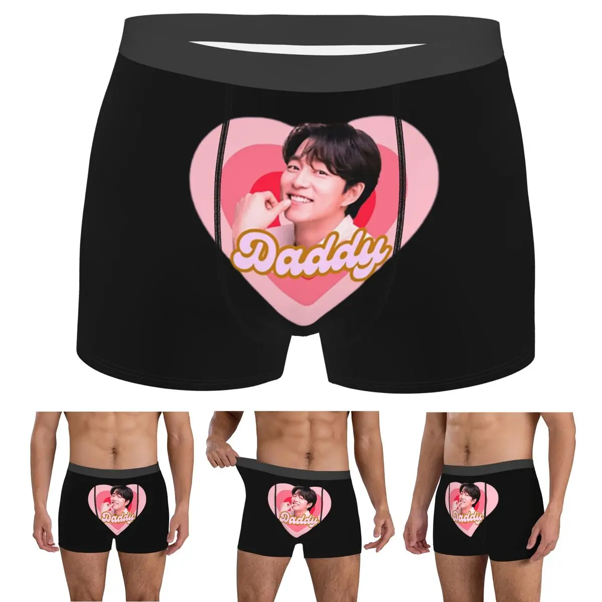 

Boxer Underpants Shorts Gong Yoo Panties Men's Breathable Underwear for Homme Man Boyfriend Gift