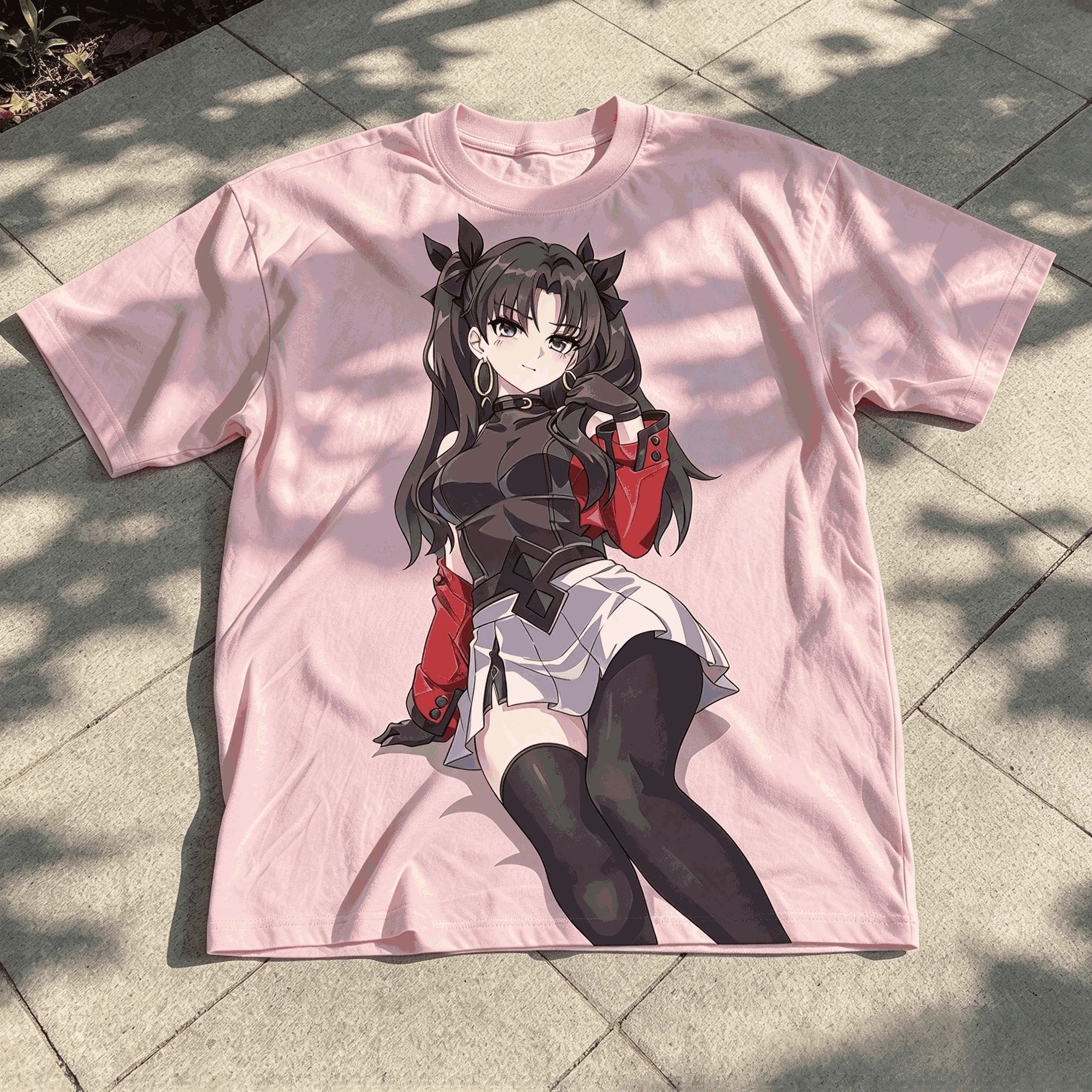 Fate stay night Oversized Unisex 2026 Vintage-Style Graphic Print T-shirts Streetwear Trendy Cotton Fashion Hip Hop high quality
