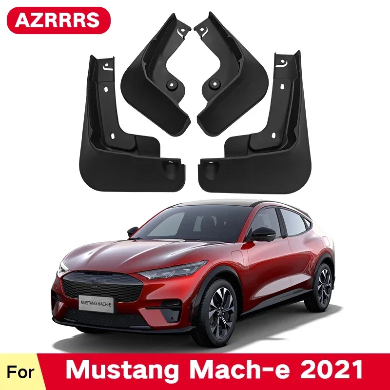 Mud Flaps For Ford Mustang Mach e Mach-e 2021 2022 Splash Guards Fender MudFlaps Front Rear Mudguards Car Accessories