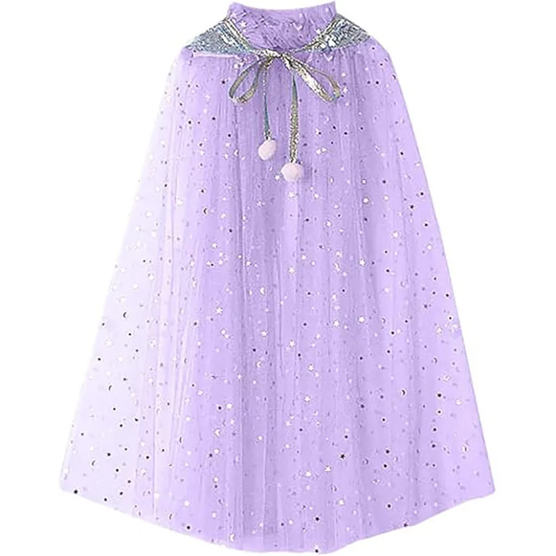 Costume de princesse Everak pour enfants, accessoires de performance pour filles, Frozen Elsa, Anna