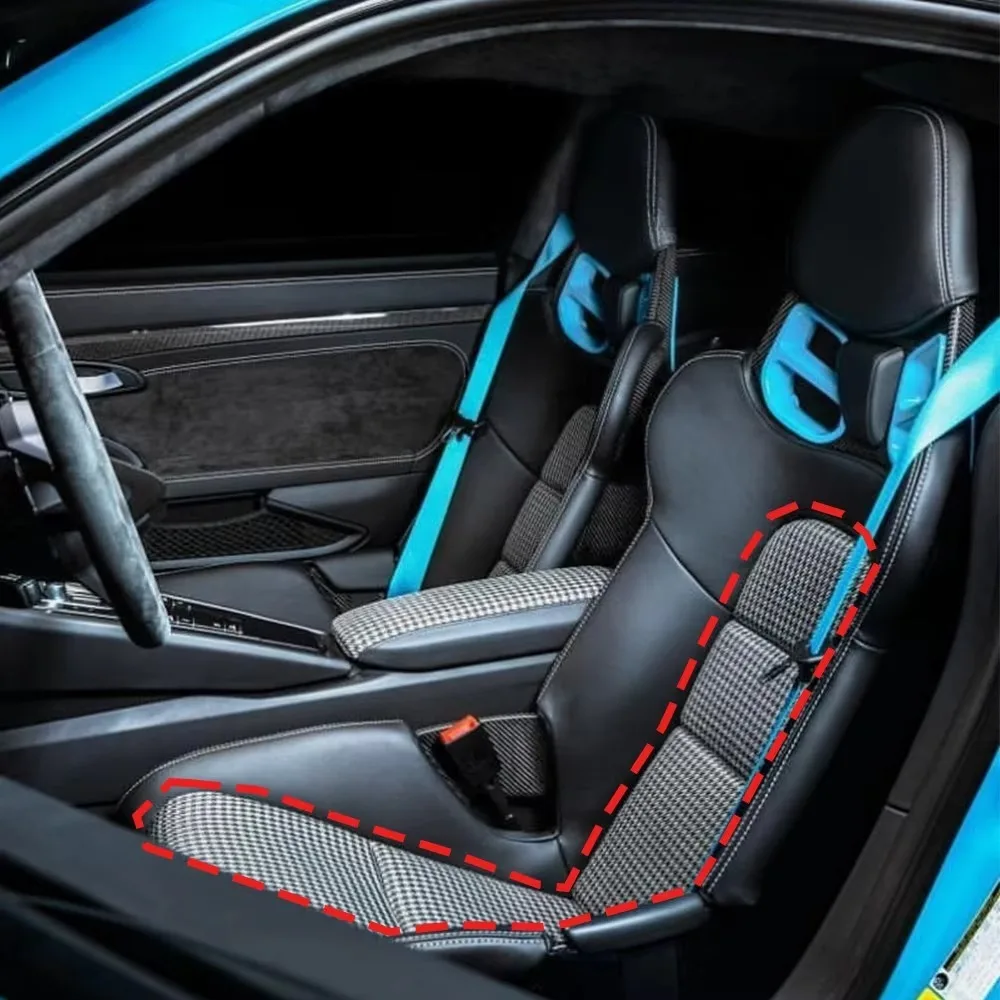 Racing Bucket Seats Luxury Plastic Modified for 911 Carrera 4S 997.1 997.2 GT2 GT3 RS Full