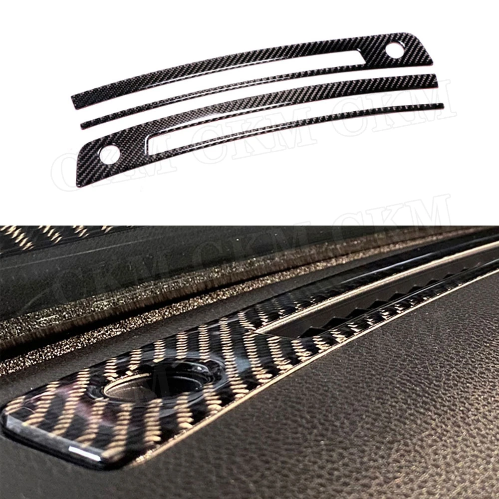 

CKMUUER углеродное волокно, переднее лобовое стекло автомобиля, вентиляционное отверстие переменного тока, накладка, наклейки для Toyota GT86 FT86 ZN6 Subaru BRZ 2013-2020