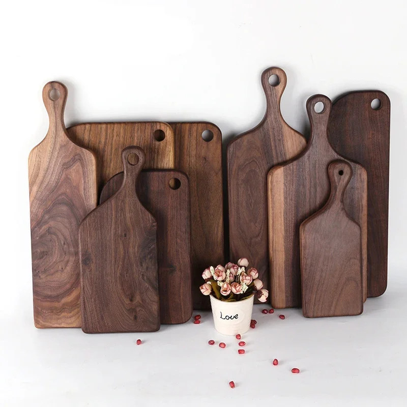 

chopping boards Whole wood cut fruit bread plate cutting board black walnut cutting board western steak pizza wooden tray