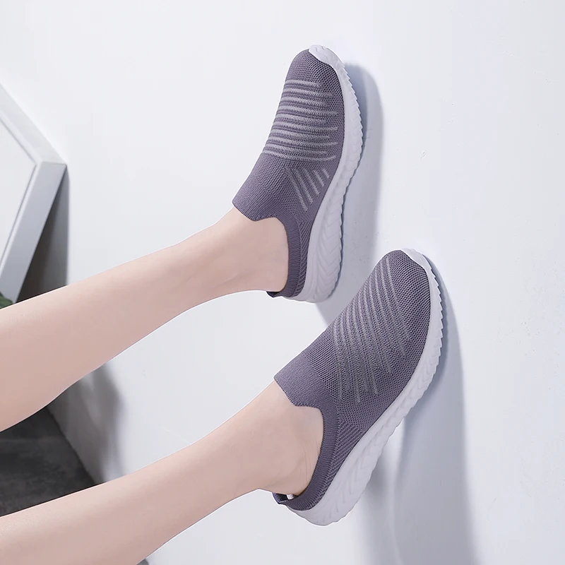 STRONGSHEN Women Slippers Mesh Sandals Women Casual Shoes Zapatillas De Mujer Lightweight Half Slippers Ladies Walking Shoes