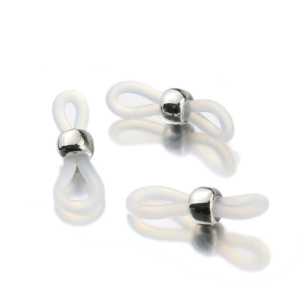 20pcs Adjustable Spring Rubber Ends for Eyeglass Chains