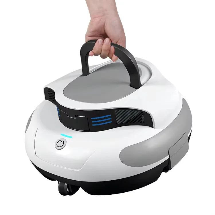 Cordless Automatic Pool Cleaner Robot High Power Long Lasting Rechargeable Efficient for Inground Above Ground Pool Vacuum