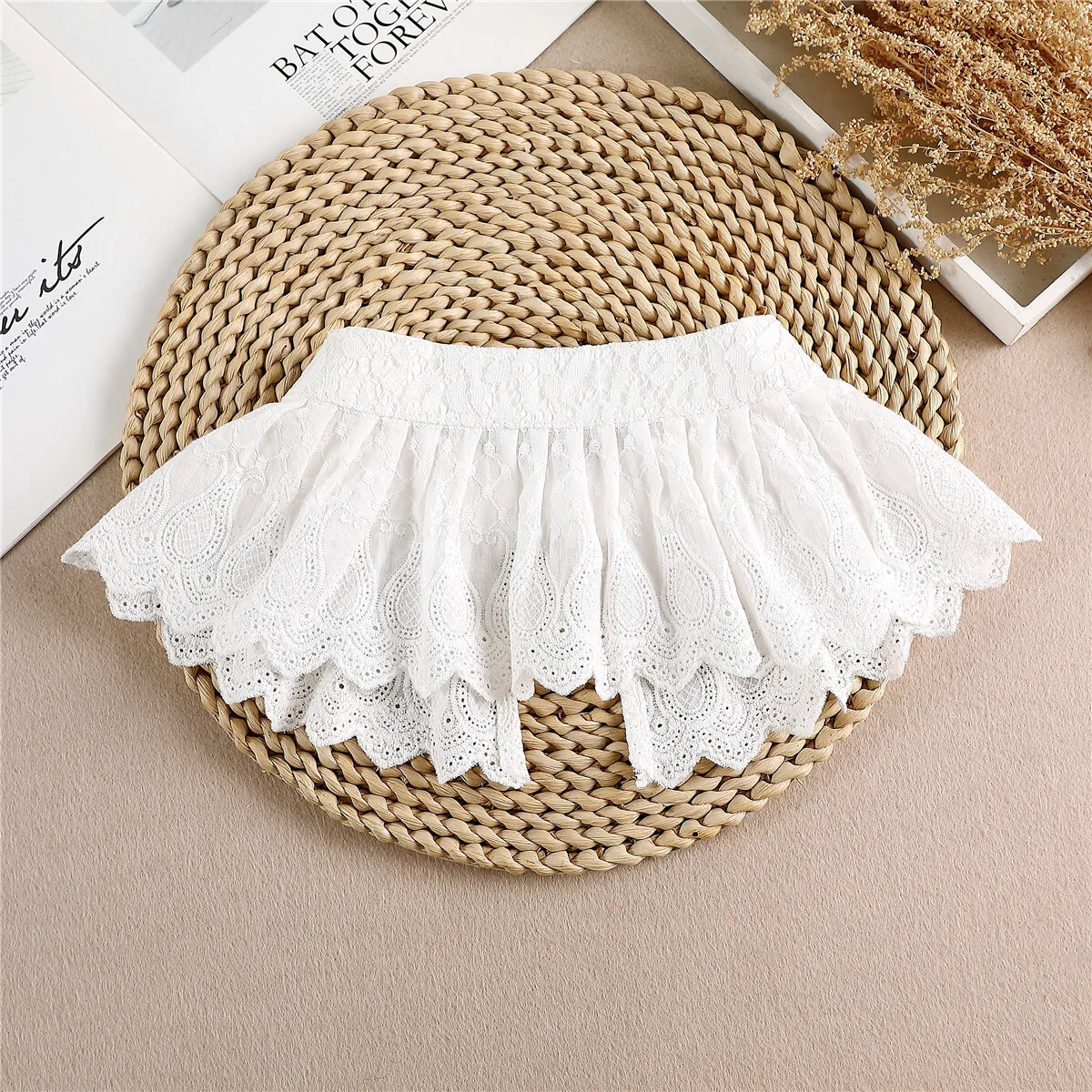Korean Style Women's Cotton Lace Fake Shirt Collar Spring Summer Autumn Winter Fashion Decorative Accessory Factory Supply