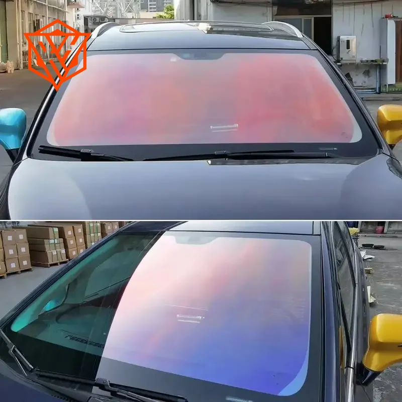 30Mx152CM VLT78% Chameleon Film Red to Blue Tint Car Foil High Heat Rejection Tinting Glass Window Sticker Protection