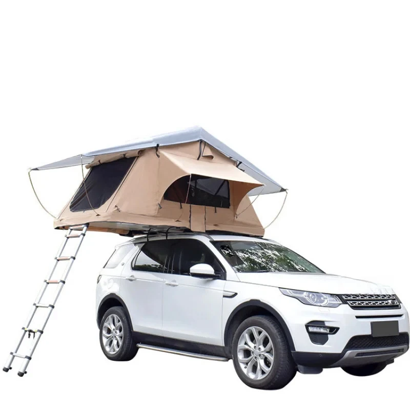 Hot Selling Automatic Open Shape Car Roof Tent Self-Driving Tours Four-Season Waterproof Can Fric Alumi High Quality