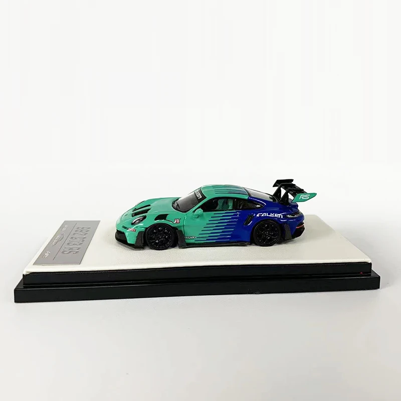 Aurora-鋳造スポーツカーモデル,自動車モデルrwb992 gt3 rs,合金,傾斜コーティング,1:64