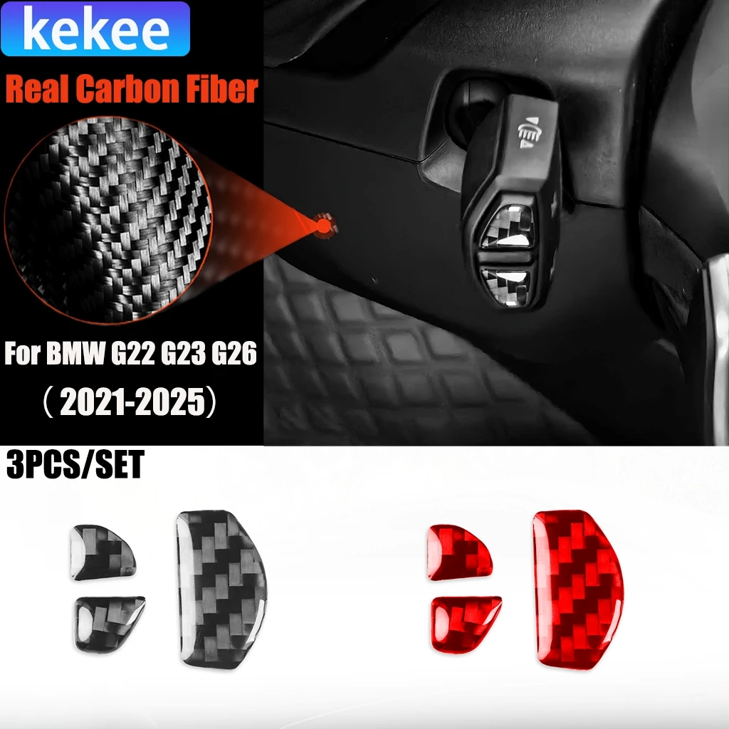 

Carbon Fiber Car Accessories Wiper Rods Panel Modified Interior Trim Cover Sticker For BMW 4 Series/M4 G22 G23 G26 2021-2025