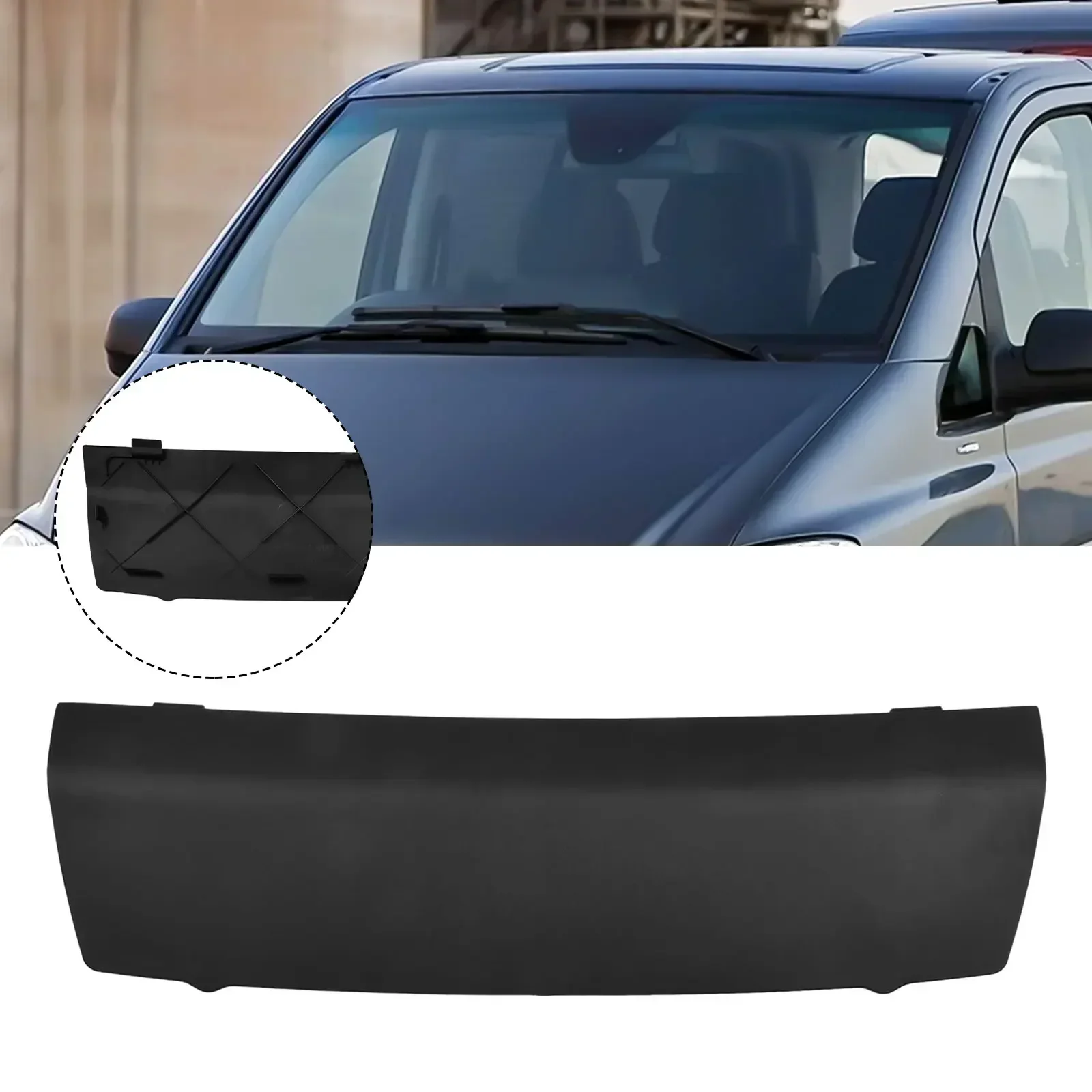 Plastic Windshield AC Filter Panel Cove Filter Panel Cove A639840022 Black For Mercedes For Viano VITO W639 Plastic