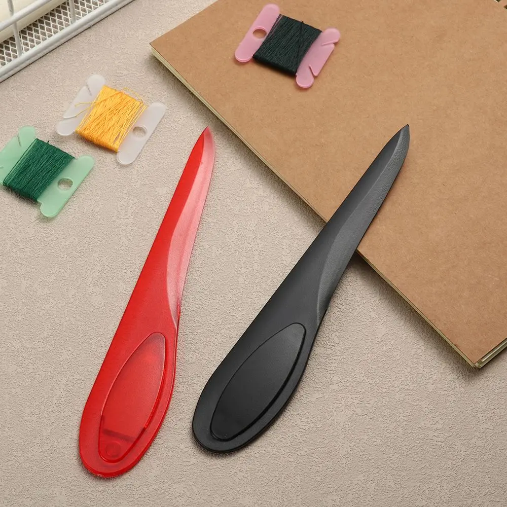 1 PC สีสันสําหรับเย็บผ้า Quilting พลาสติกเย็บตะเข็บ Creaser Point จูนเนอร์เย็บเครื่องมือ Mark Presser TOOL