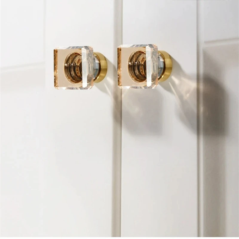 Puxadores de porta de luxo redondo jade armário maçanetas para gaveta guarda-roupa cozinha puxa decoração latão cristal móveis alça