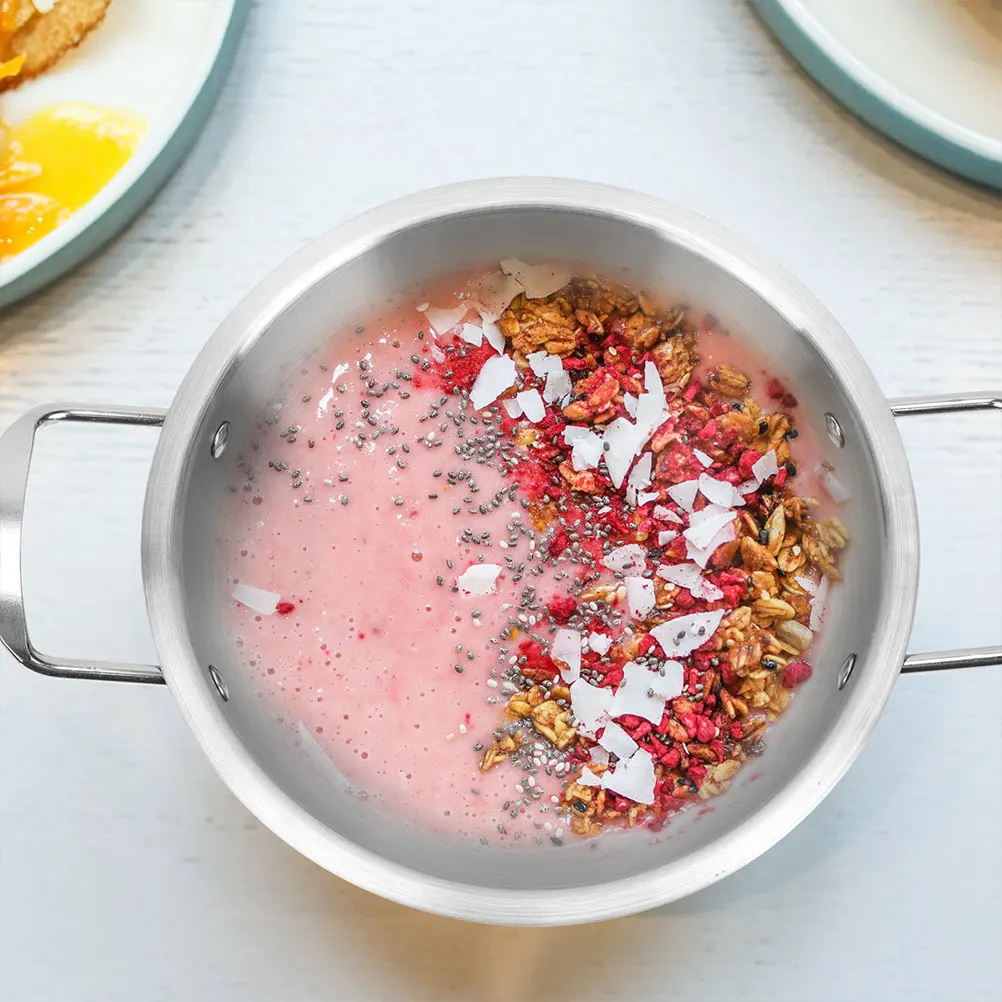 

Ramen Cookware Cooking Kitchen Dual Handle Stainless Steel Soup Soup For Kitchen Household Stew Practical Pot Pot Use