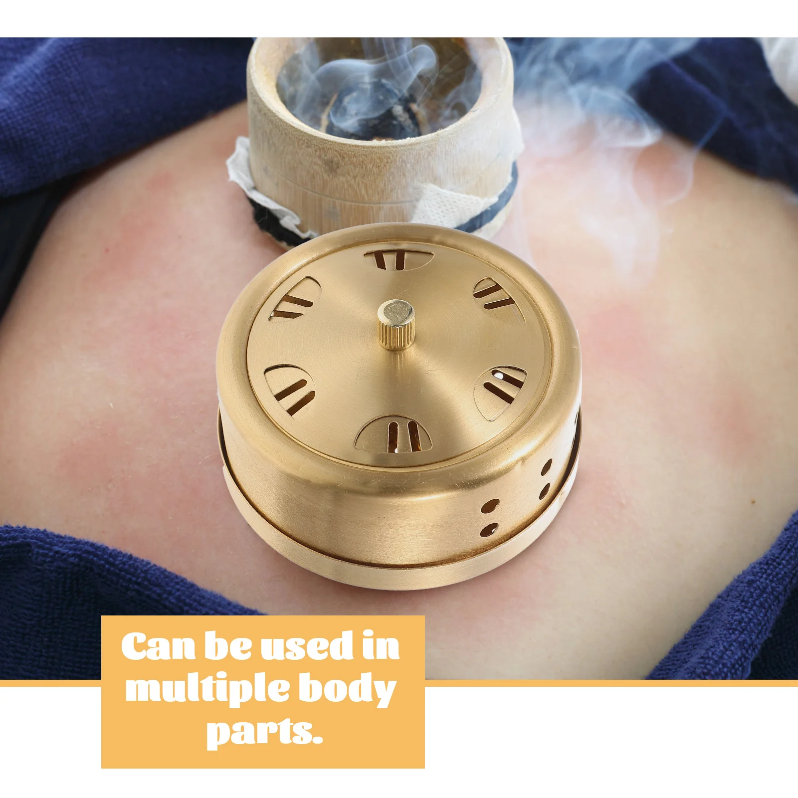 

Бездымная коробка для прижигания, золотая горелка, резервуар для боли в спине, пластырь для живота, потеря веса, защита от ожогов, контейнер для мокса, массажер для тела