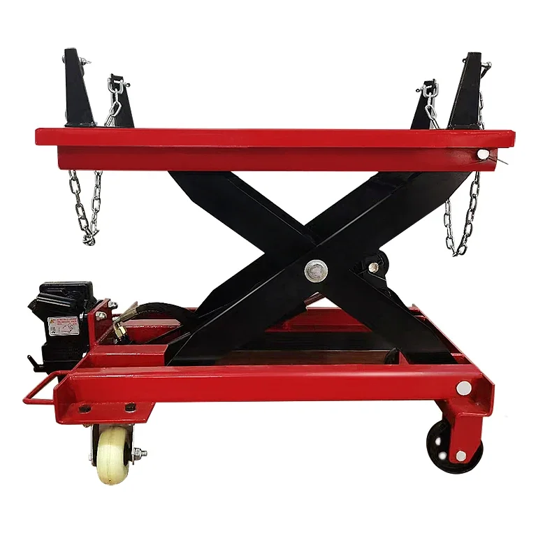 Low Profile Lift Transmission Jack 2.5Ton Steel Vehicle Hydraulic Transmission Jacks With Handling & Lifting