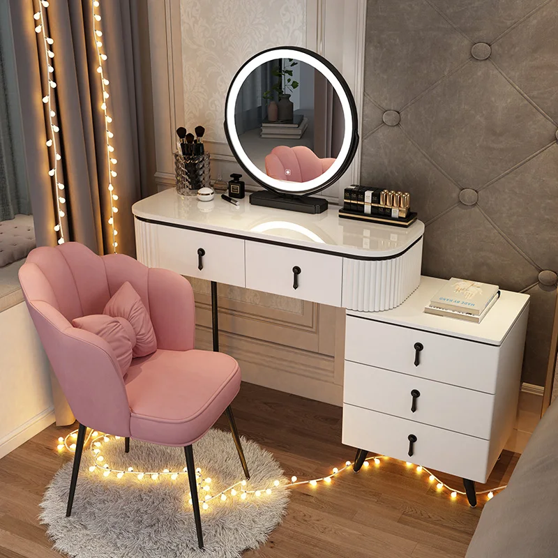 Korean Study Dressing Table Trendy Designer Flexible Cheap Pedicure Vanity Table Funky Hallway Penteadeira Trendy Furniture