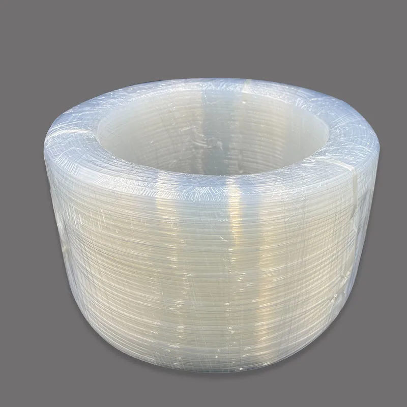 Raw material Engineering Plastic Manufacturer White PTFE Hose Transparent FEP Flexible Pipe Custom non-adhesive Tefloning Tubing