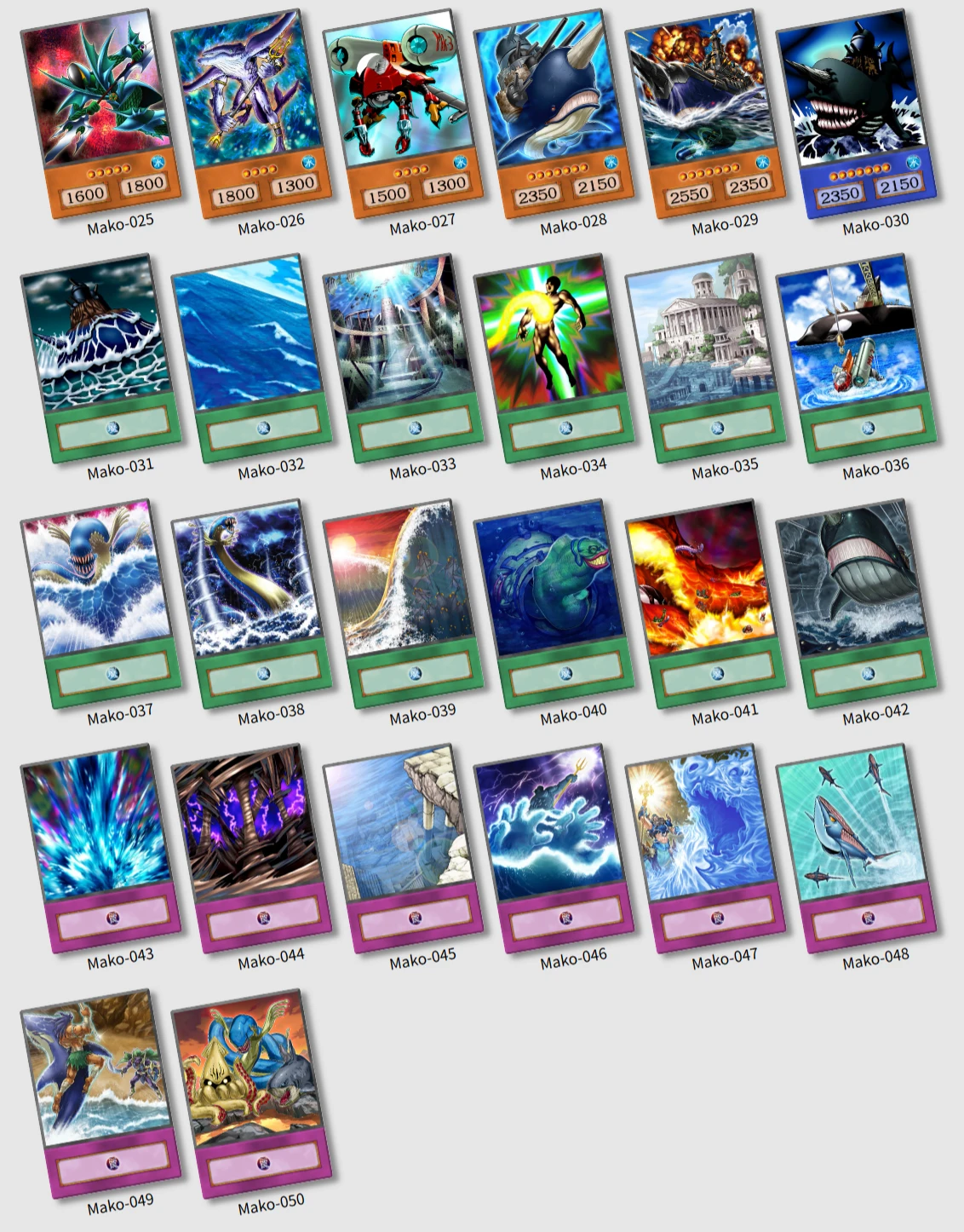 mako tsunami deck yugioh Amazon.com: Complete Custom Deck for Yu-Gi-Oh! main image 0