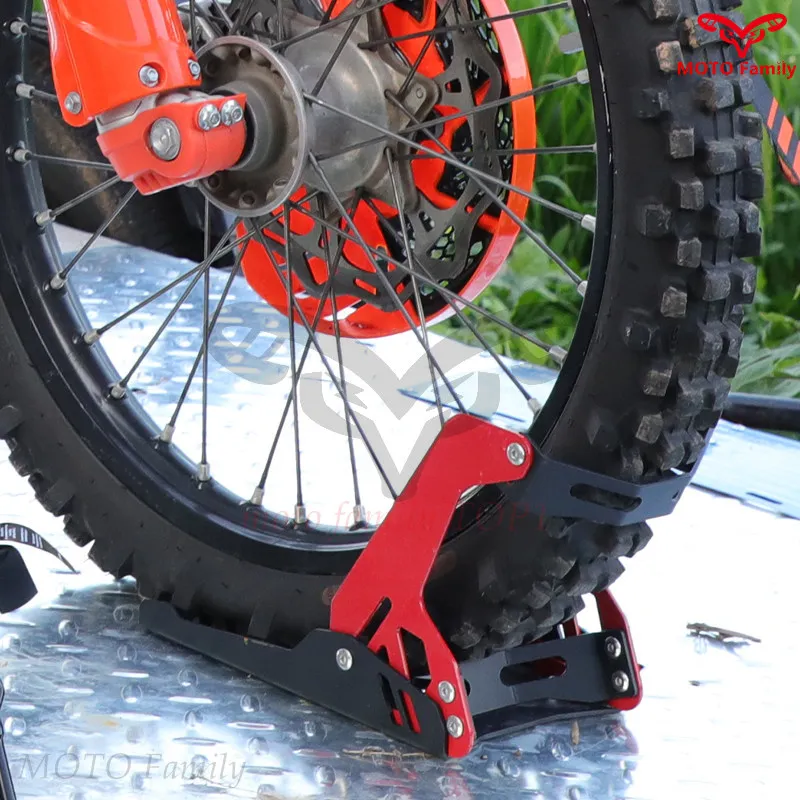 Motorcycle trailer front  rear wheel fixing bracket motorcycle tire parking limiter tire clamp parking rack limit rack