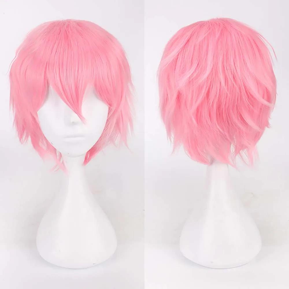 Halloween Party Men Women Heat Resistance Multicolour Synthetic Anime Cosplay Wigs